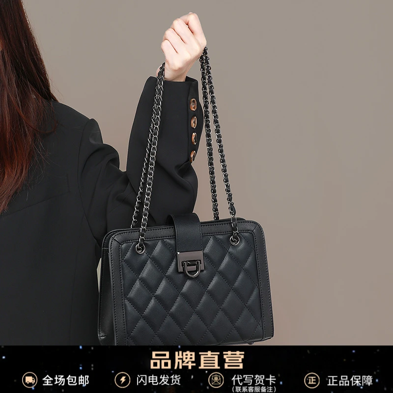 Viney真皮包包女斜挎包2025腋下单肩链条包生日礼物送女友送老婆