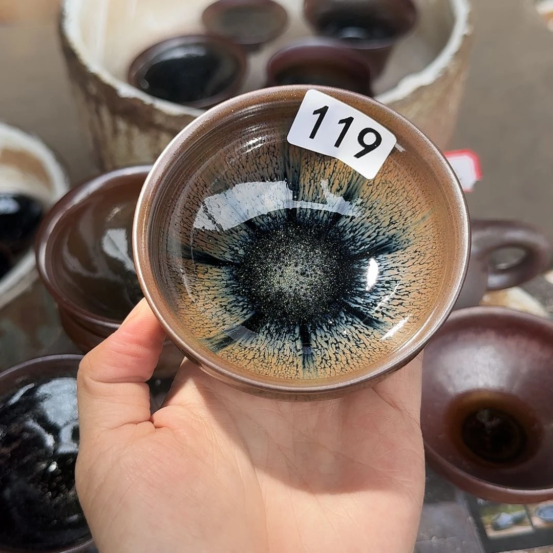 茶盏119 秋罗柴烧手工主人杯