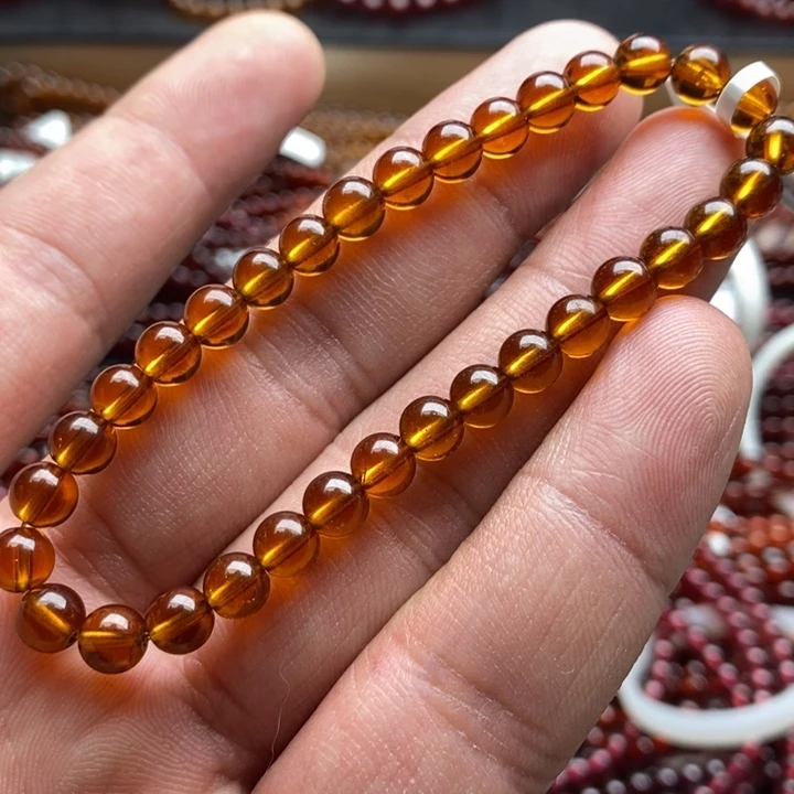 手链未镶嵌石榴石5.8mm