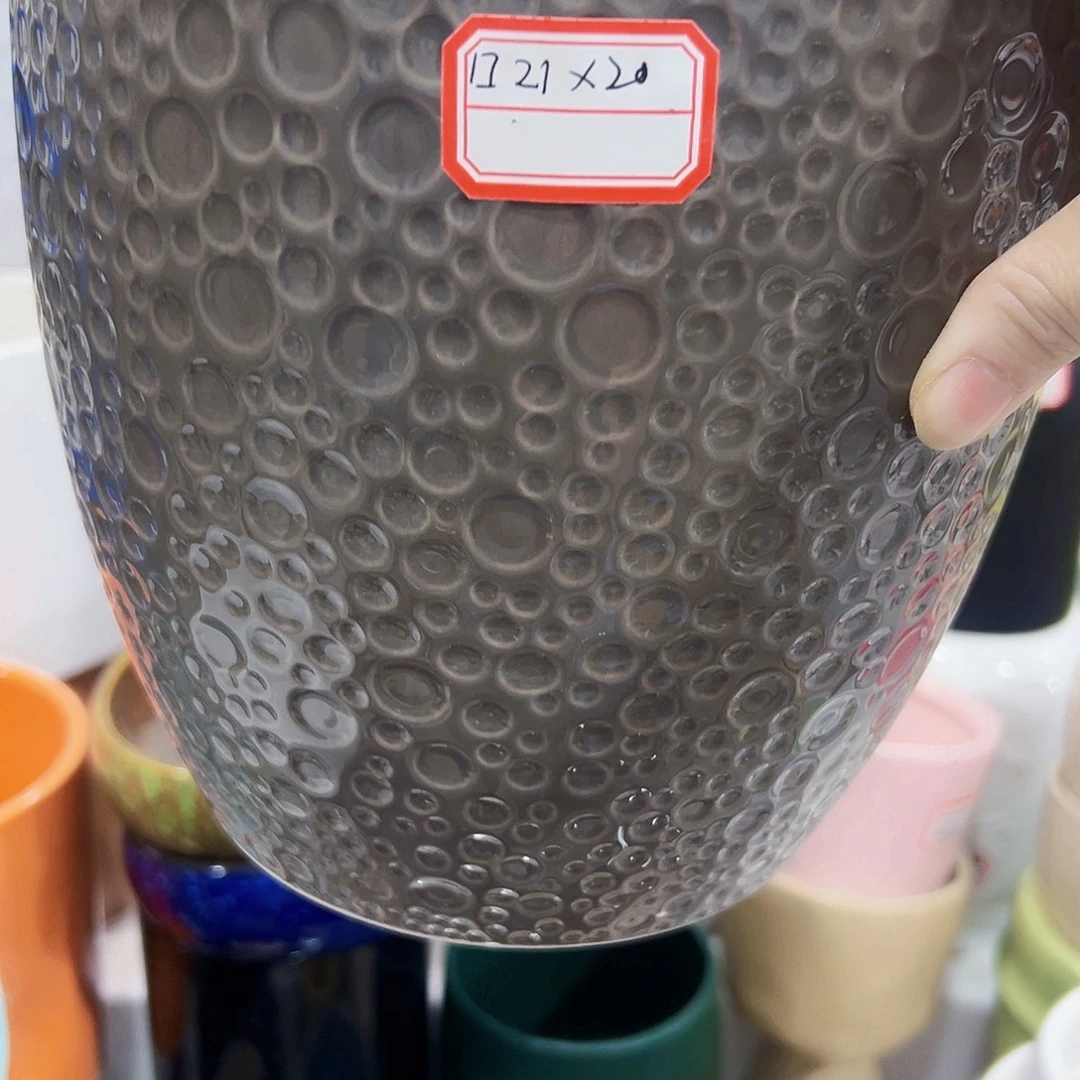 有孔外贸尾单陶瓷花盆凑单10米包邮