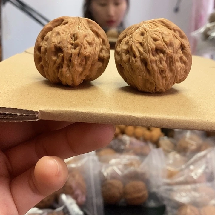 文玩核桃把件40.5驴打滚小众蜡皮