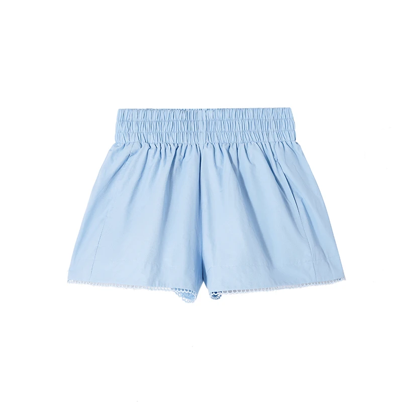 【THE ENES X LABERTHREE】新品25春夏超绝显瘦阔腿花边短裤