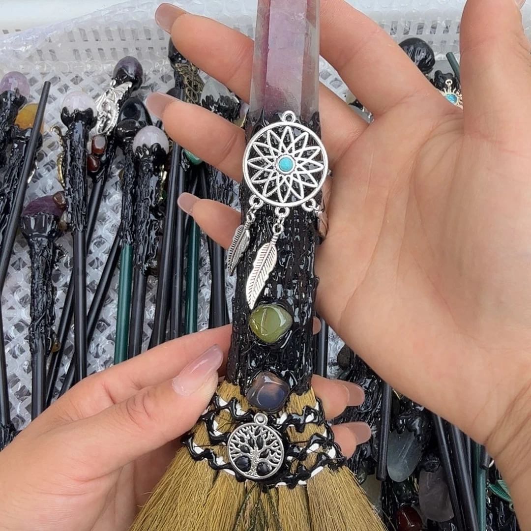 水晶手链22K金镶嵌萤石