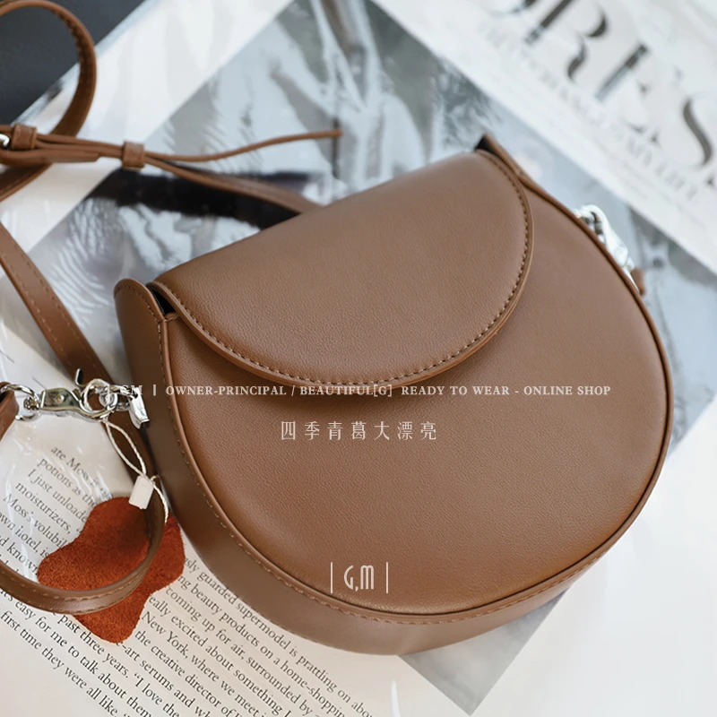 【大漂亮自制】新款定制真皮百搭斜挎包 W26BB163