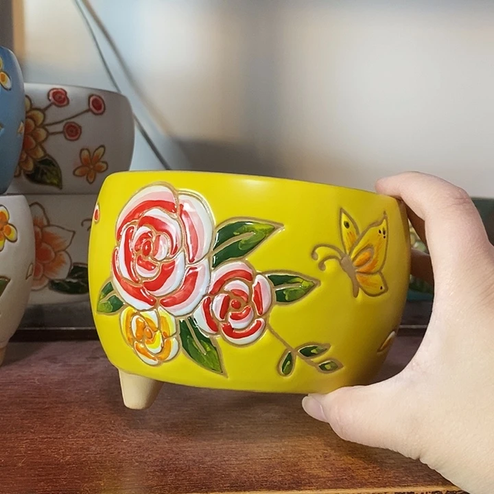 外13内11.5高10左右，纯手工制作，一单包邮