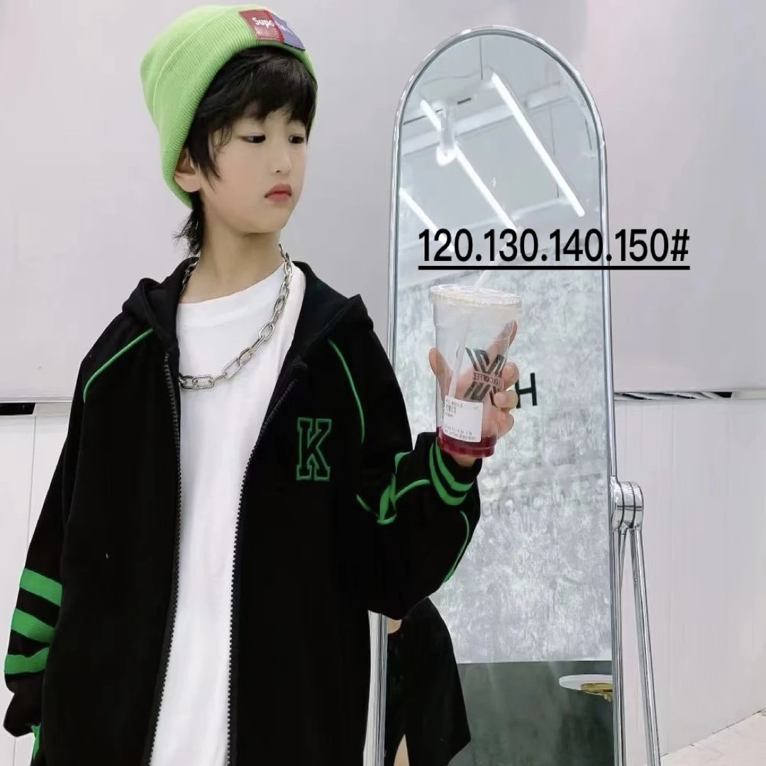 6809#中童秋款卫衣外套男童休闲百搭