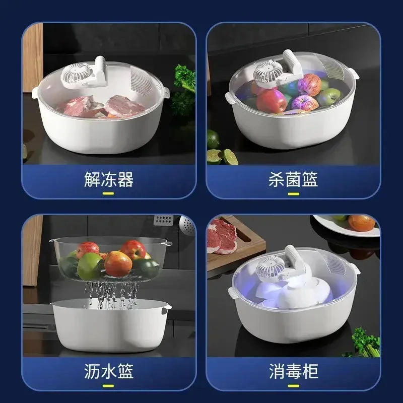 【德国进口精选】2025家用肉类牛排保鲜食物机四合一解冻电磁炉器