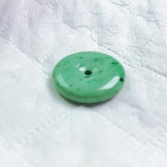 翡翠颈饰未镶嵌刘*清吊坠