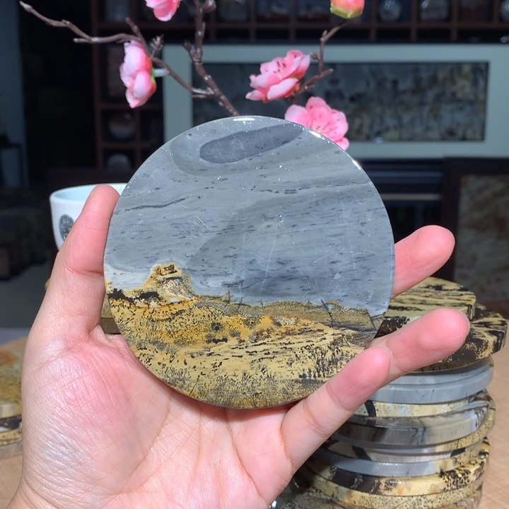 广西国画石摆件，观赏收藏