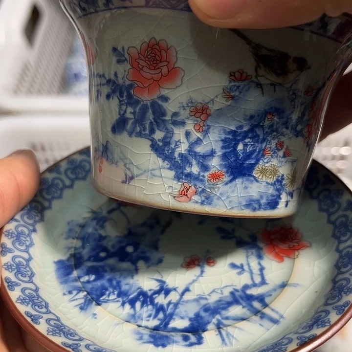 摆件陶景德镇陶瓷主人杯1223