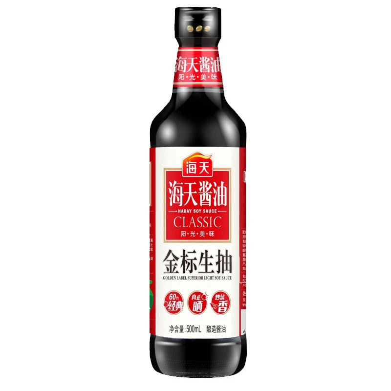 海天 酱油(金标生抽) 500ml/瓶