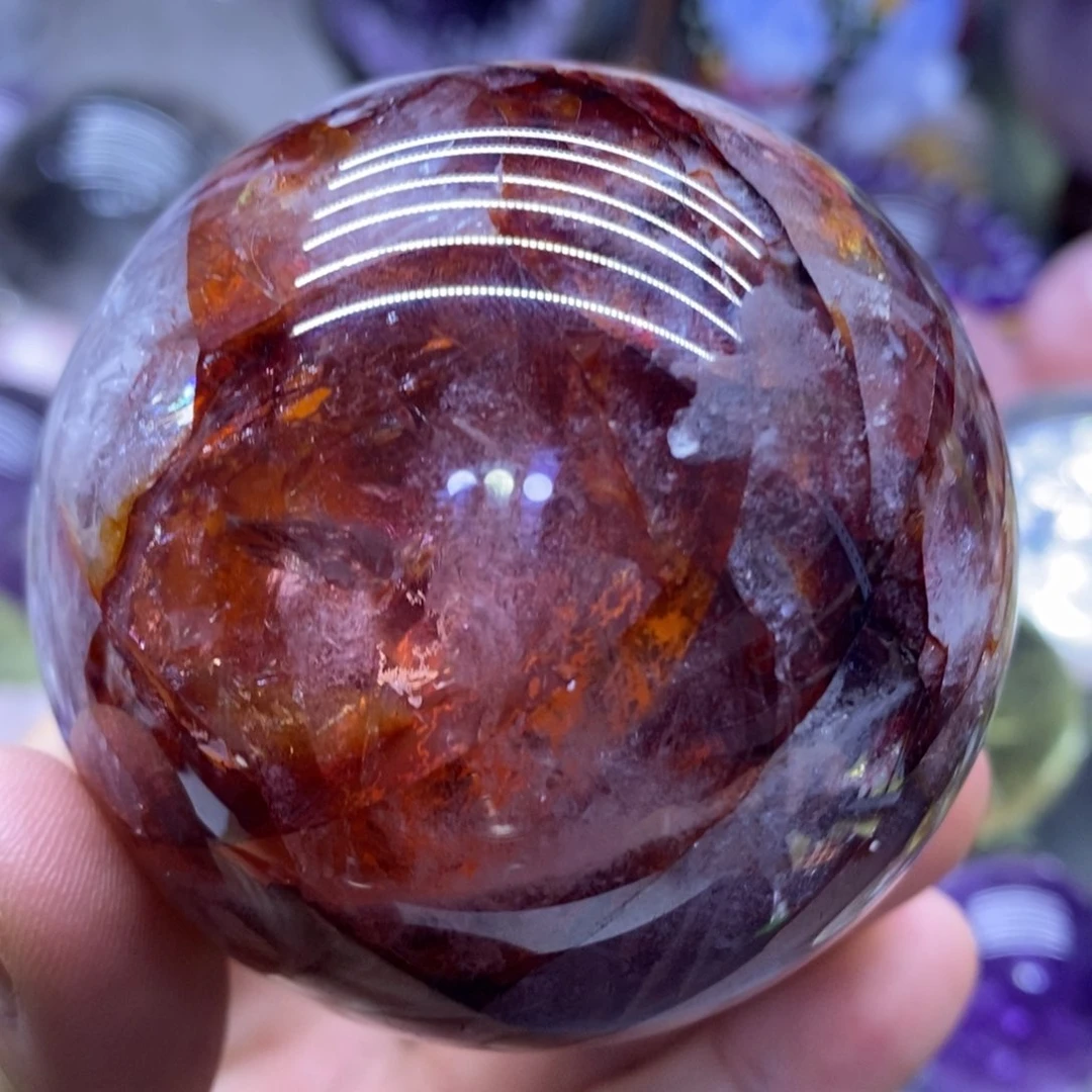 未镶嵌珠宝半成品水晶574红胶花