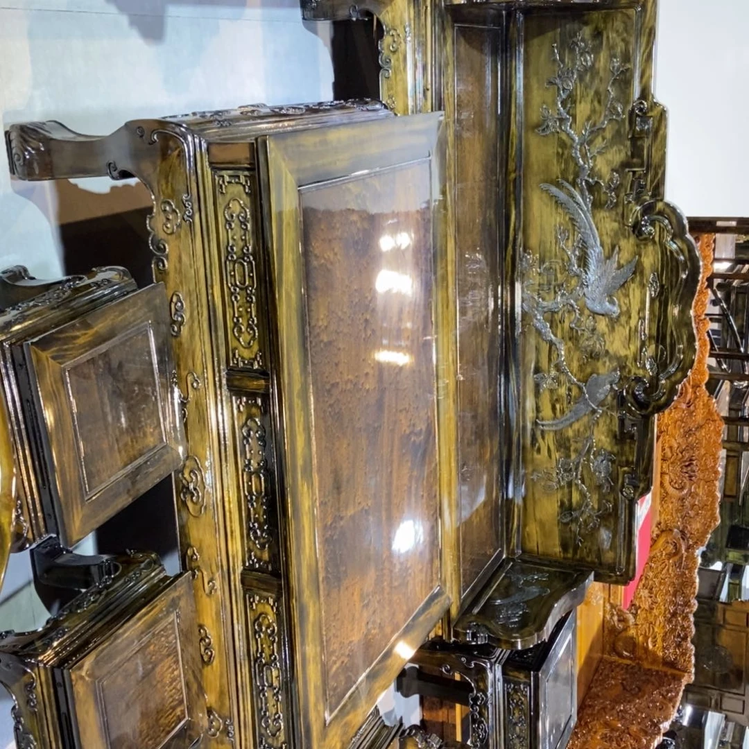 楠木喜上眉梢沙发八件套