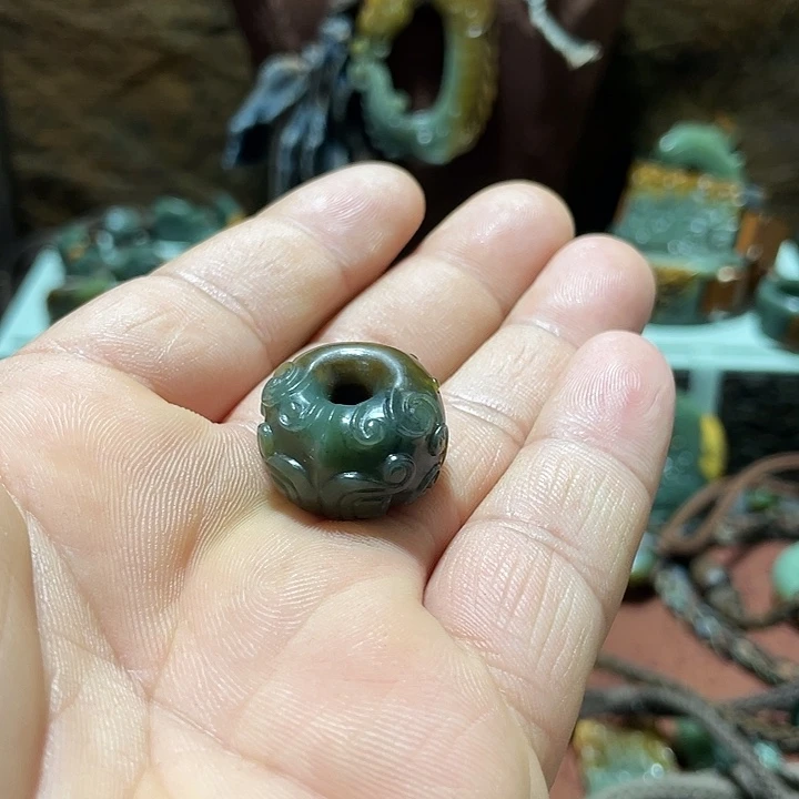 岫岩河磨玉（透闪石质玉）未镶嵌挂件
