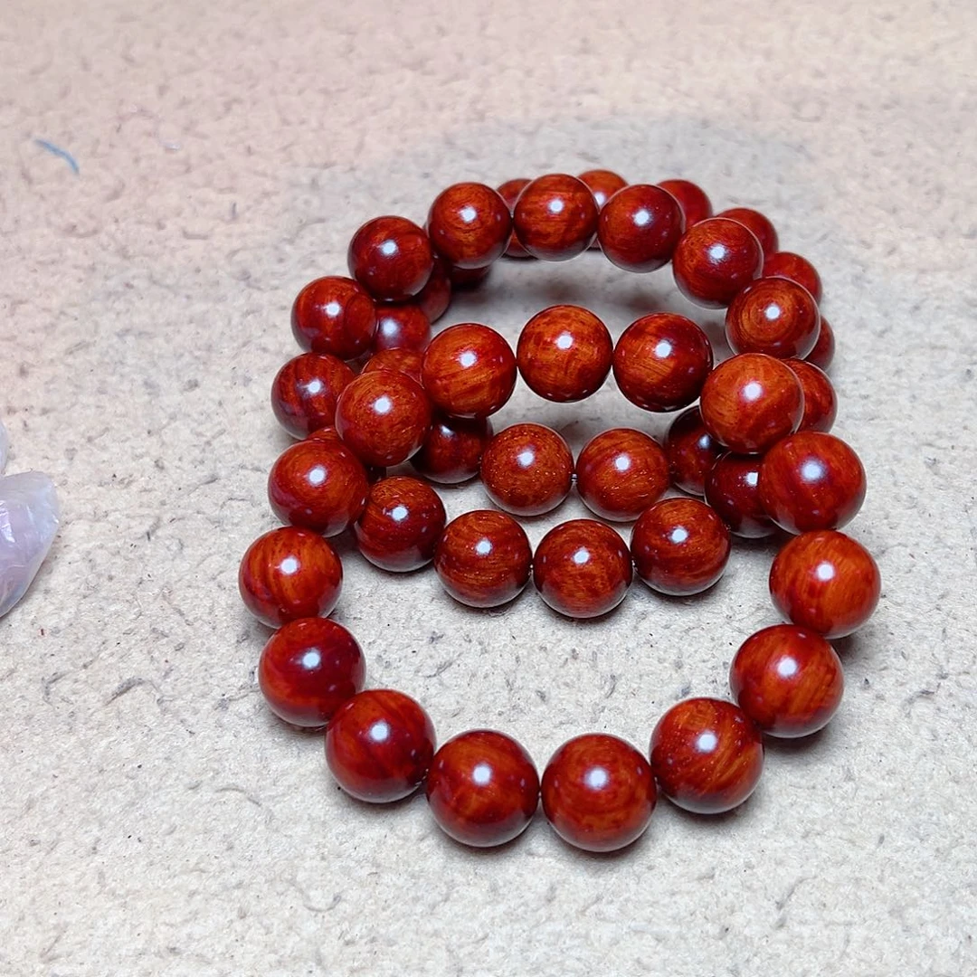 手串/手链小叶紫檀1.5果冻泥水波纹金星