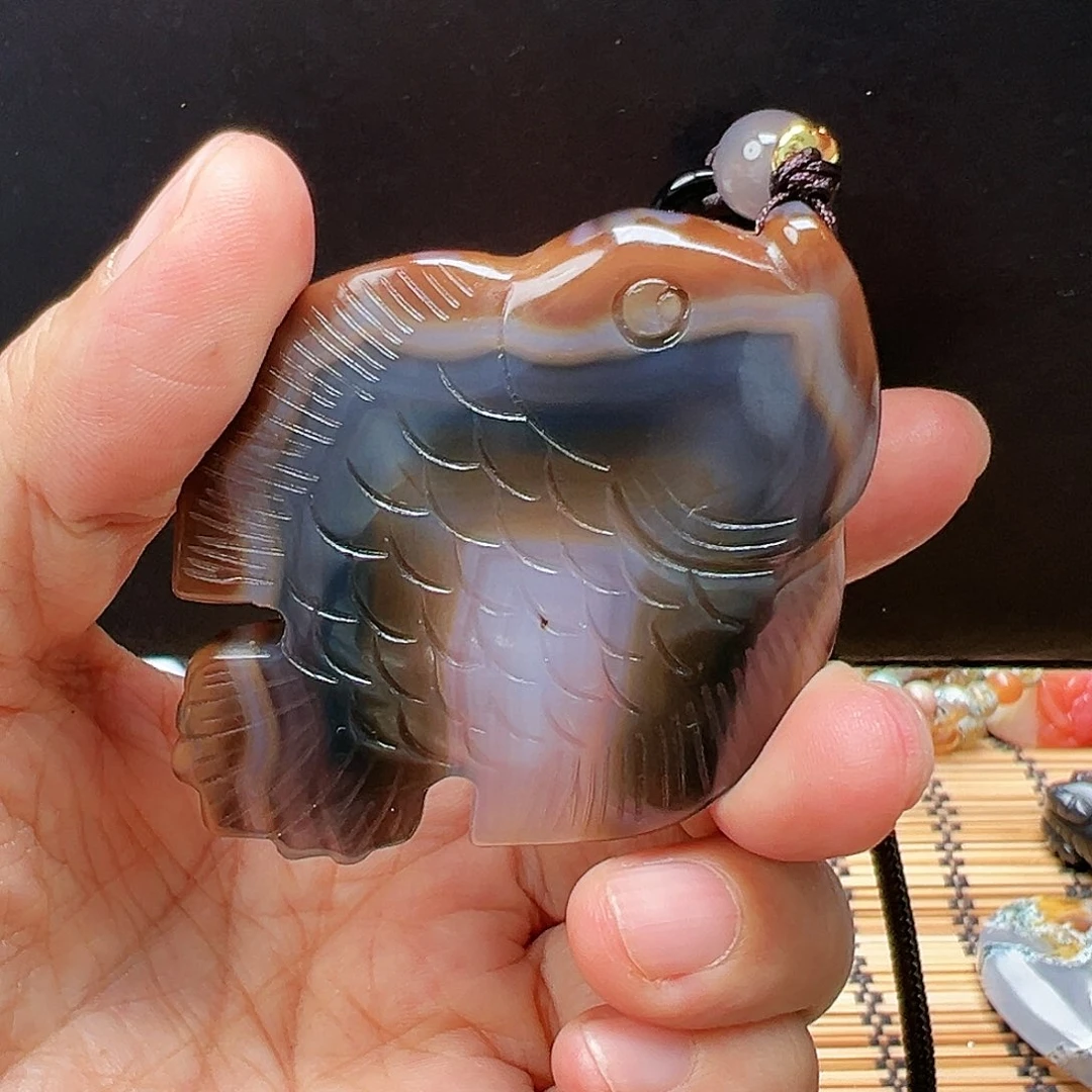 未镶嵌玛瑙/玉髓珠宝半成品