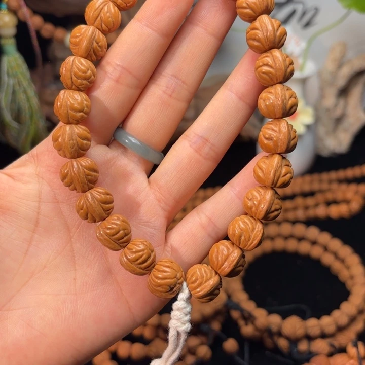 梧***栖吊坠桃核小金豆13➕尺寸