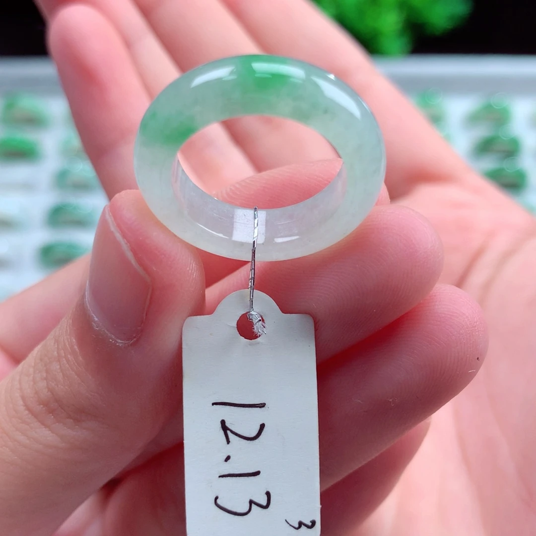 未镶嵌戒指翡翠天然