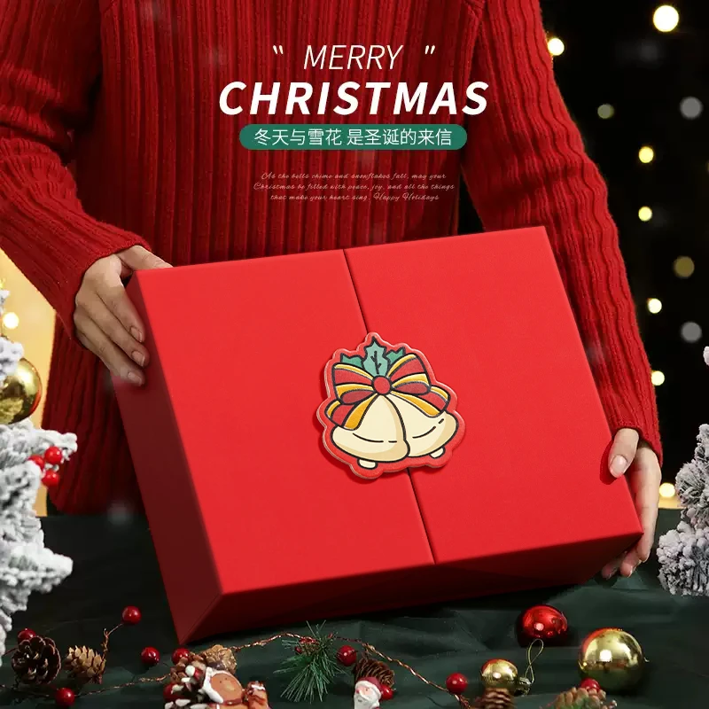 大号圣诞礼物盒围巾礼盒空盒子生日平安夜礼品盒平安果包装盒送女