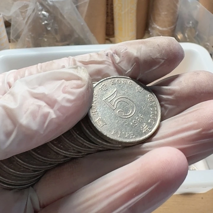 其他普通金属10枚，女王5圆流通品