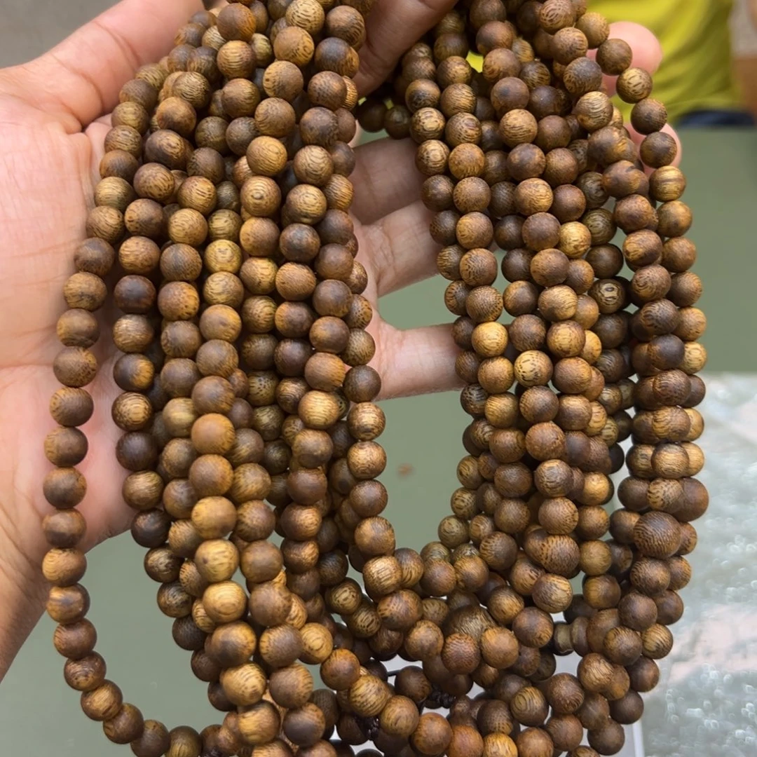 沉香手串张勺子卡7/17g多圈多样性发一