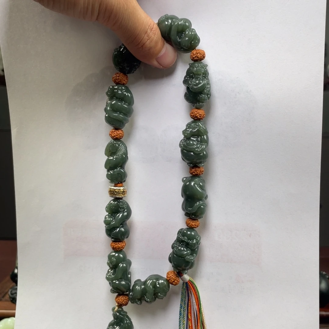 未镶嵌和田玉把件和田玉手串未镶嵌