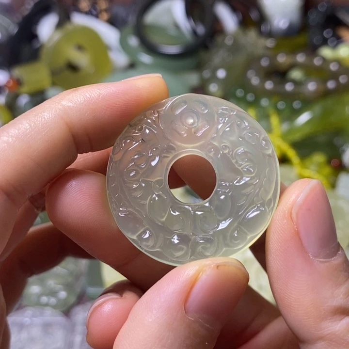 岫玉天然岫玉挂件未镶嵌