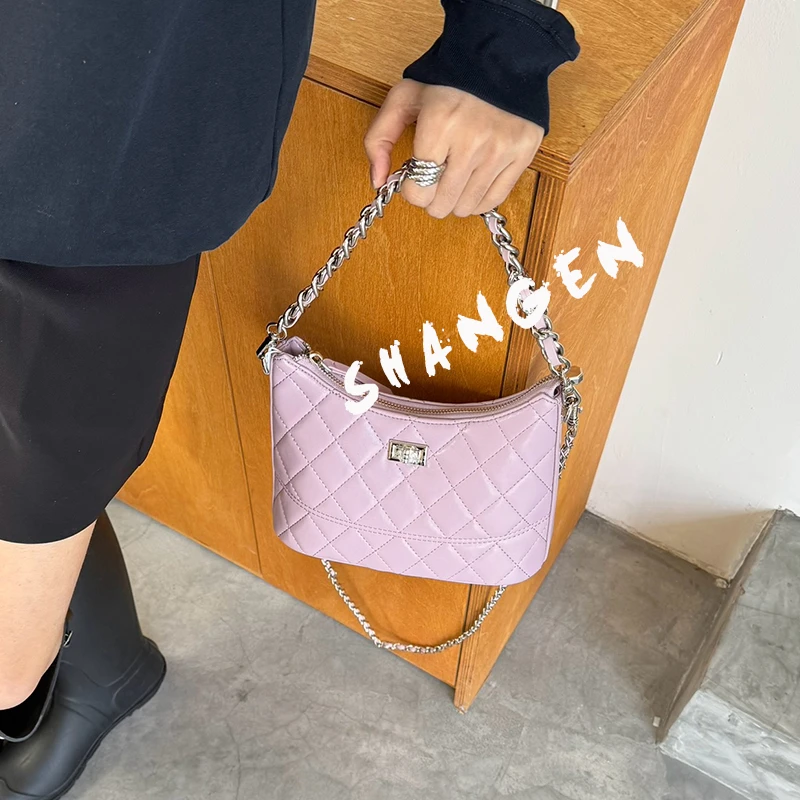 【尚恩CC】SK-92651-暮光紫-23*9*19轻奢时尚女士新款单肩斜挎包