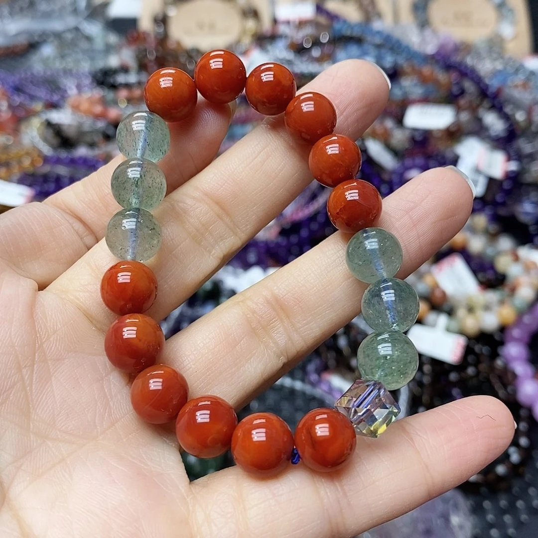 未镶嵌水晶手链多样性发一