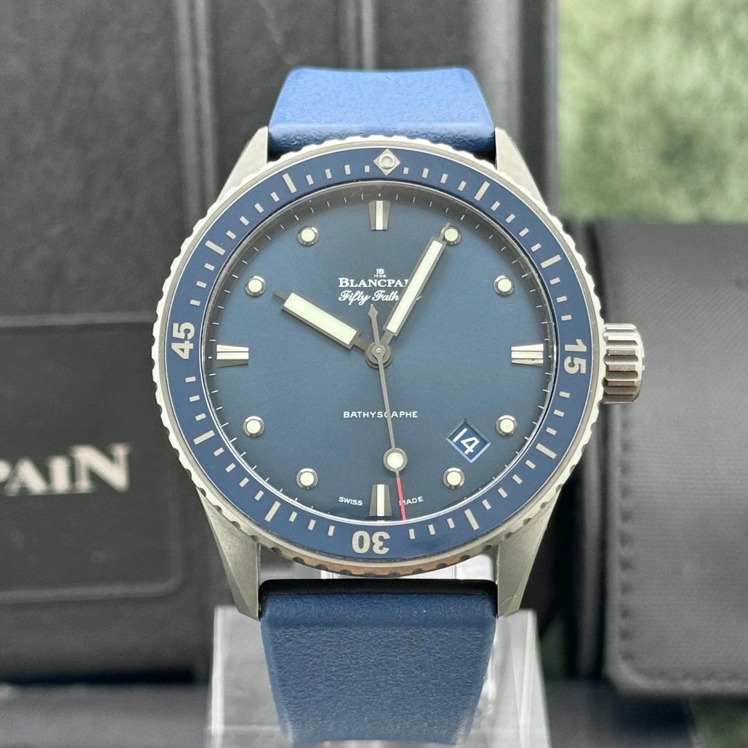 95新 Blancpain 宝珀五十㖊/5000-0240-O52A/18全/43.6