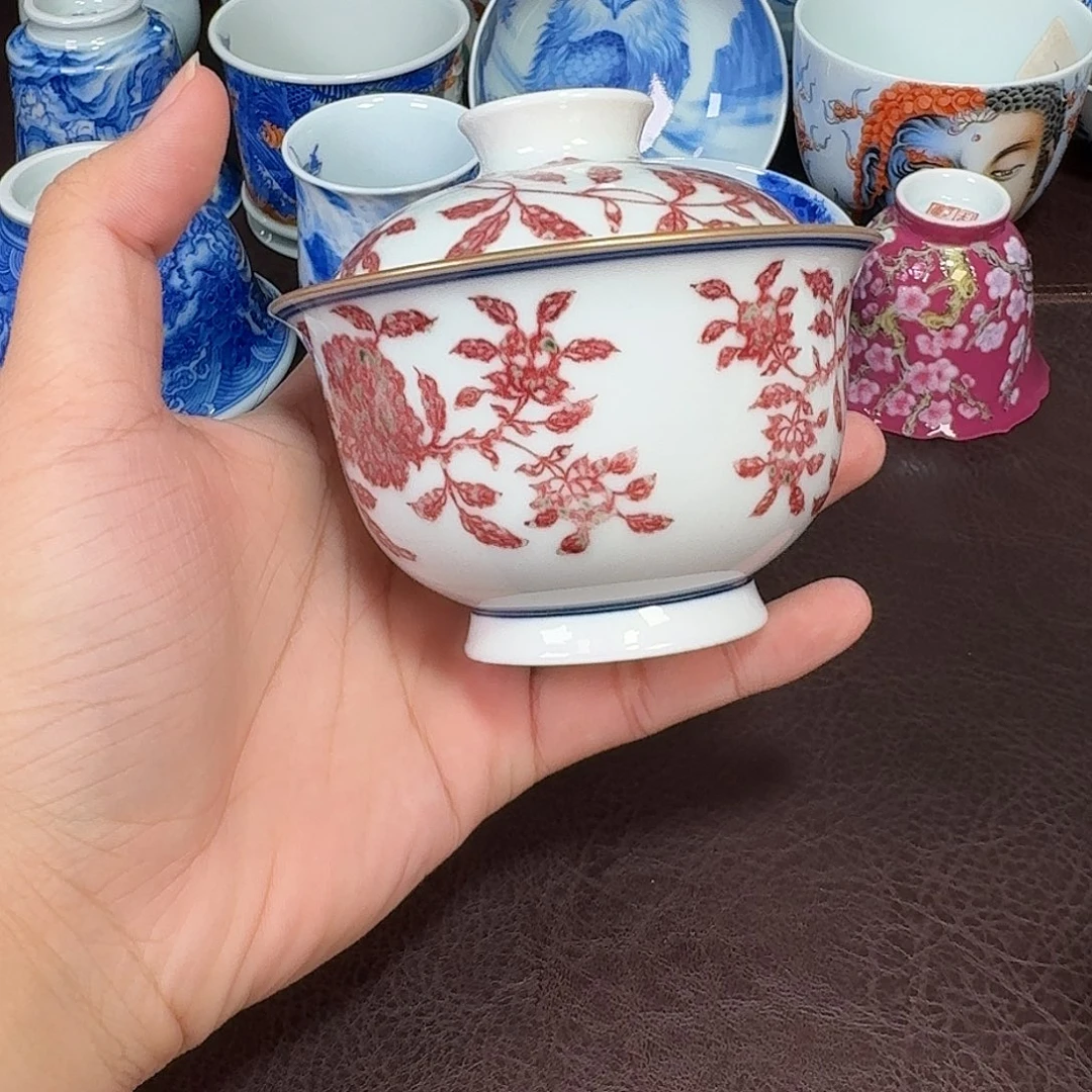 跑***现代景德镇陶瓷杯