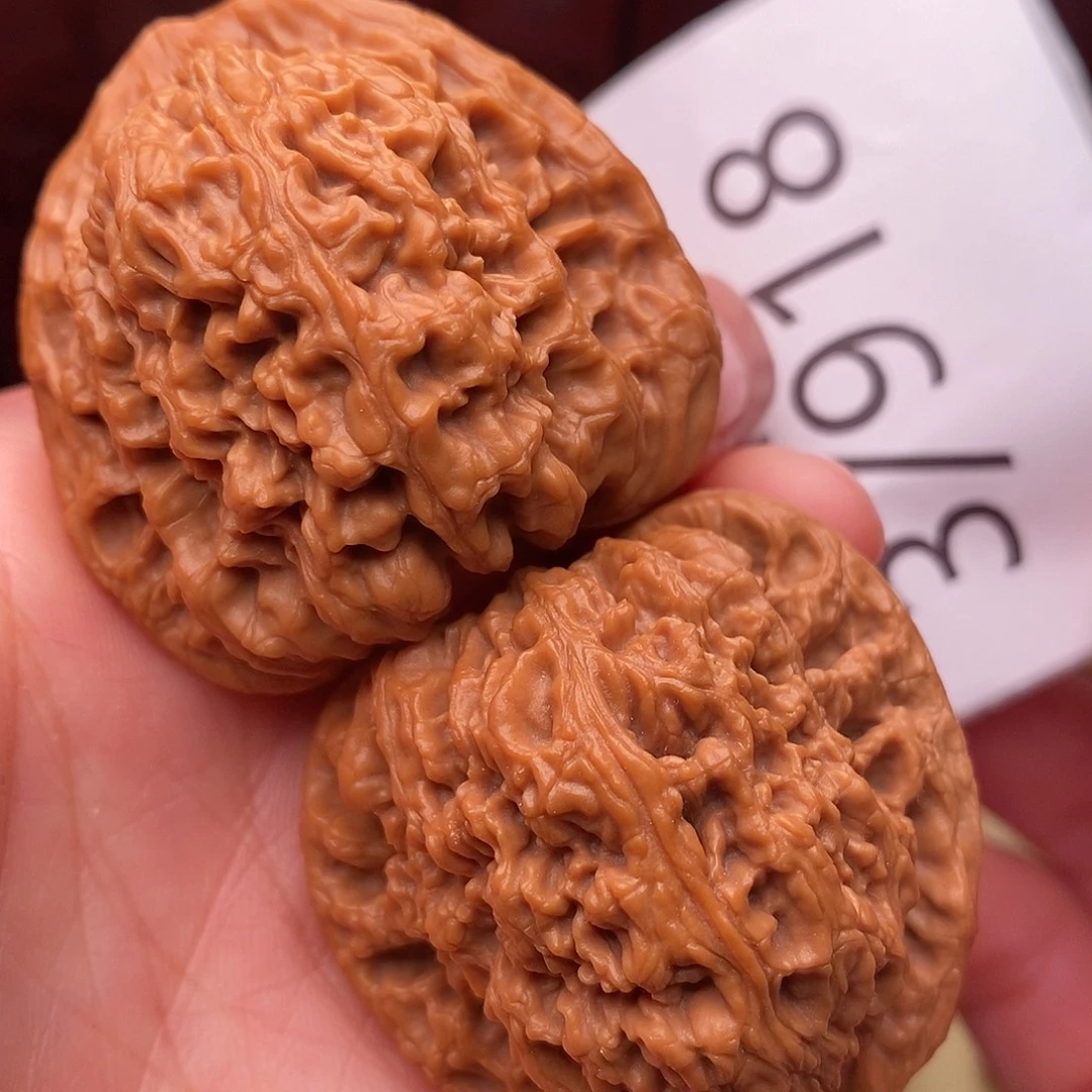 乐***水文玩核桃把件41南疆石