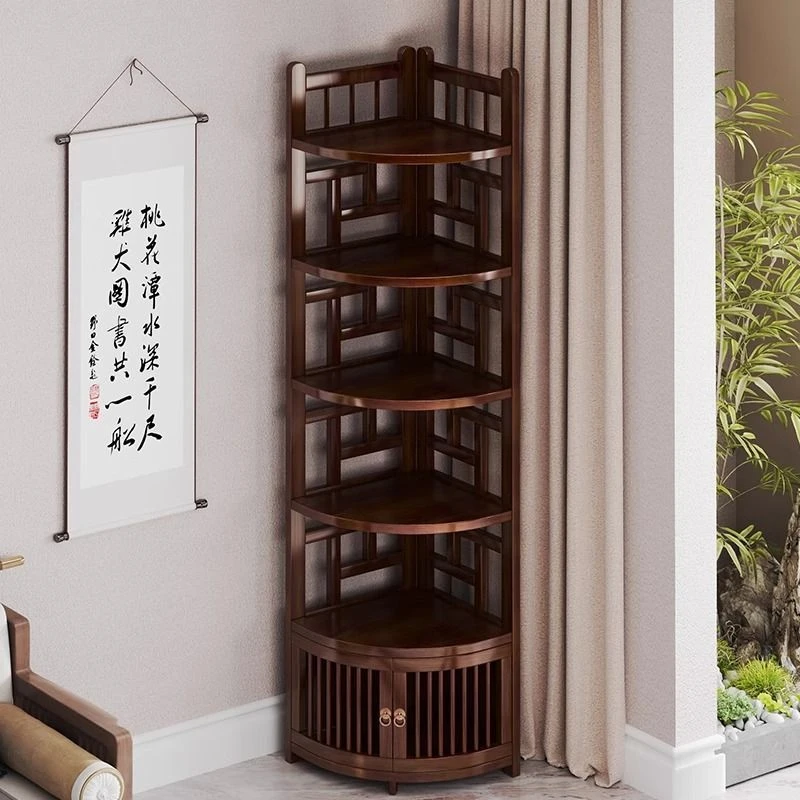 转角置物架墙角柜餐厅角落柜边角柜家用酒柜客厅拐角柜高档转角柜
