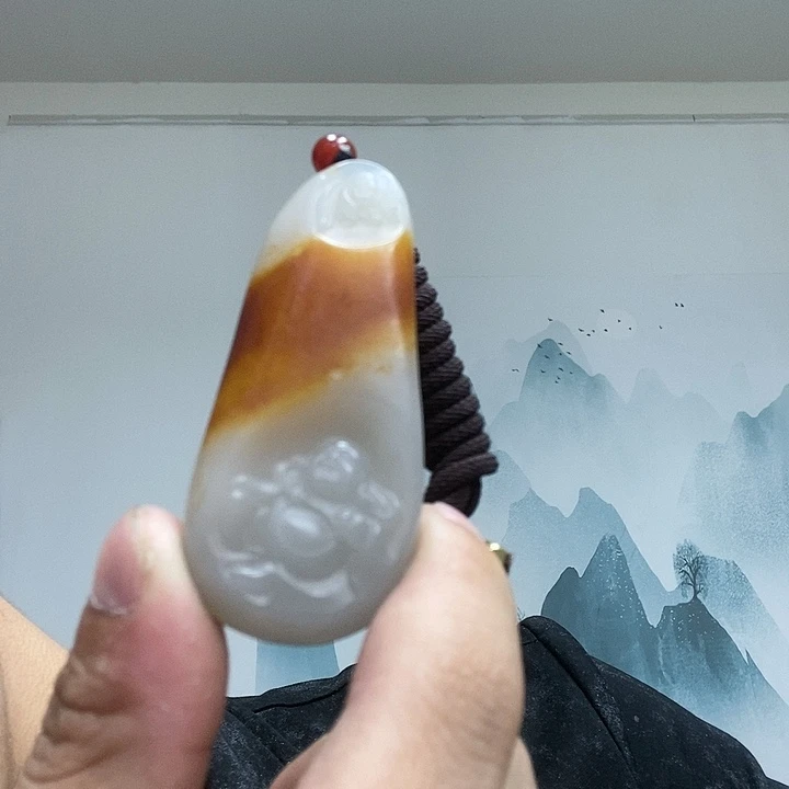 和田玉未镶嵌颈饰C