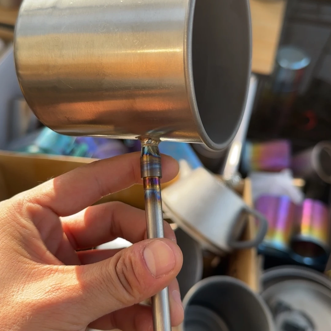 金属一个巨丑纯钛烧水杯