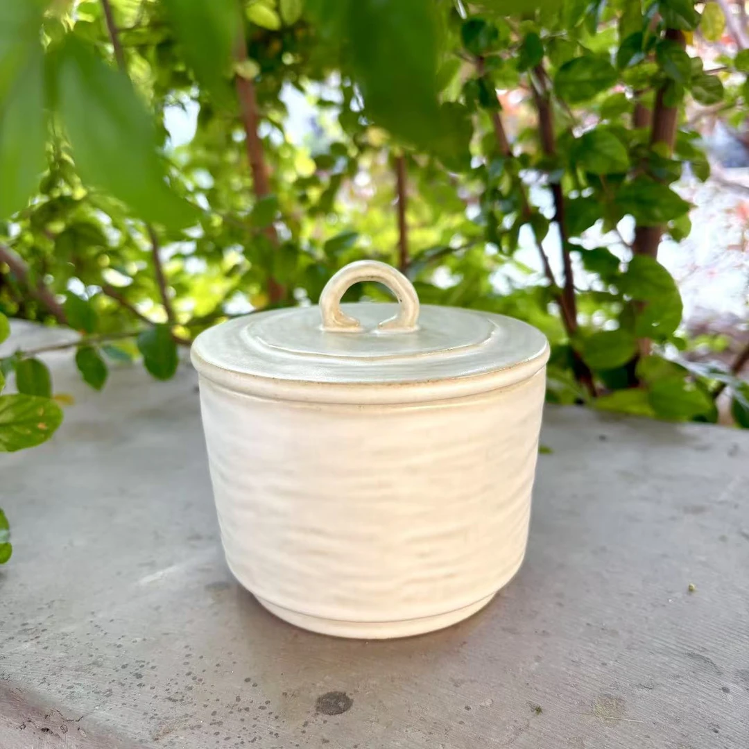 小喜宅 落雪团圆炖盅+趴趴鸭摆件