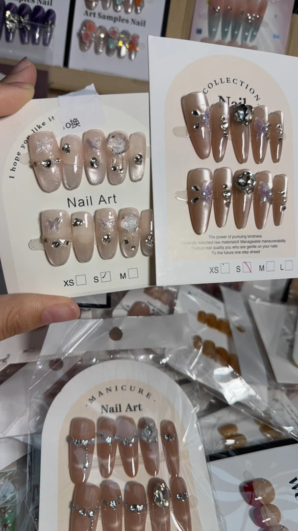 穿戴甲纯手工可拆卸穿戴美甲贴片