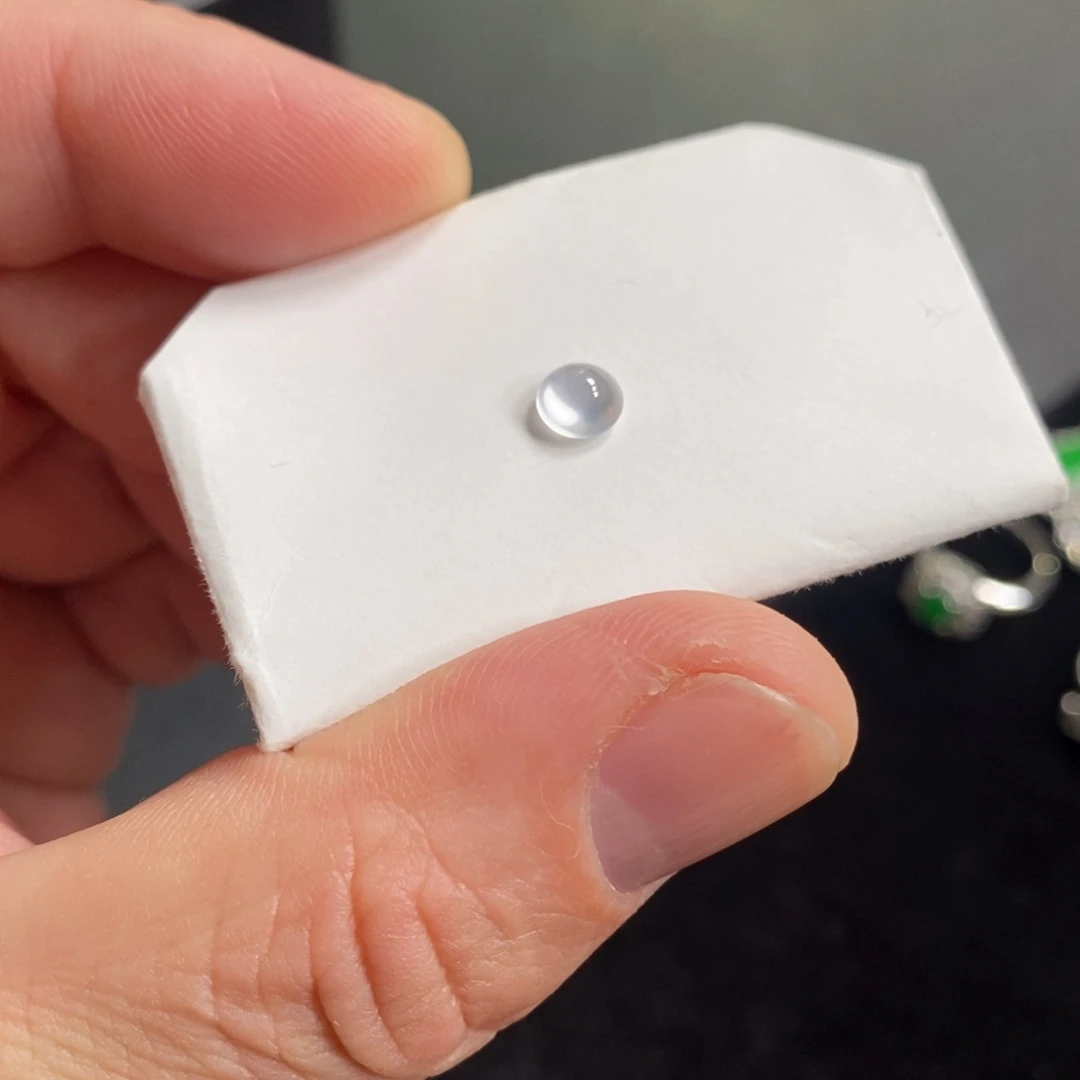 翡翠裸石玻璃种蛋面