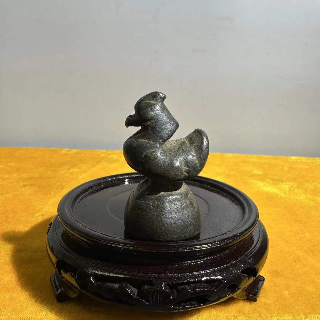 凤鸟型铜权/zxy2404290001015/收藏/文玩/美82/朝阳文物