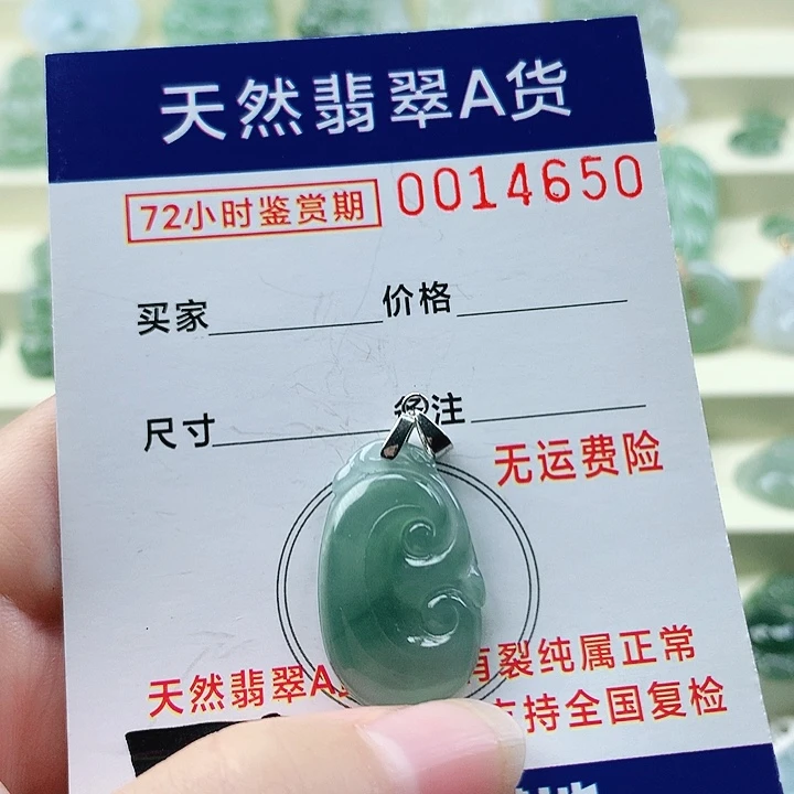 颈饰未镶嵌翡翠吊