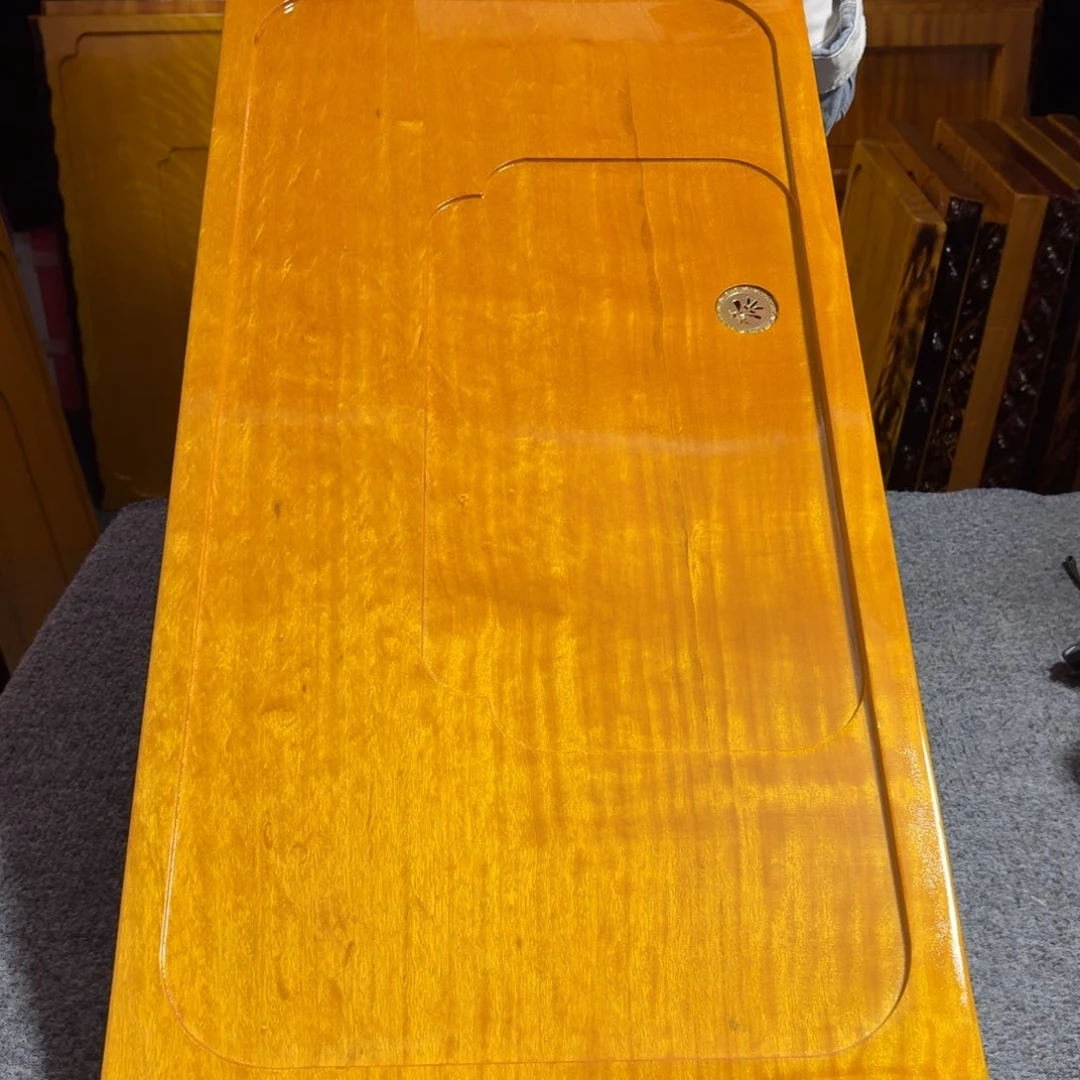 金丝楠木茶盘实心实木整板整料