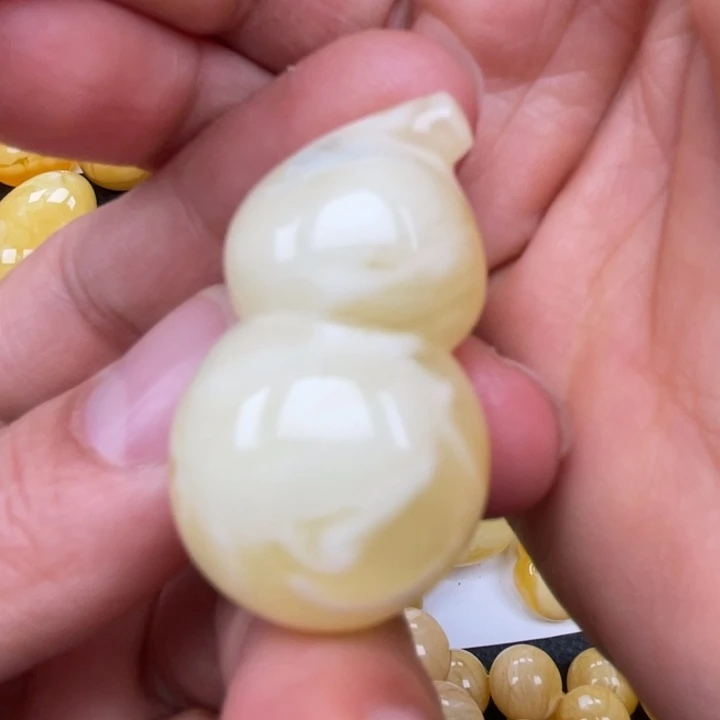 裸石蜜蜡未镶嵌蜜蜡葫芦