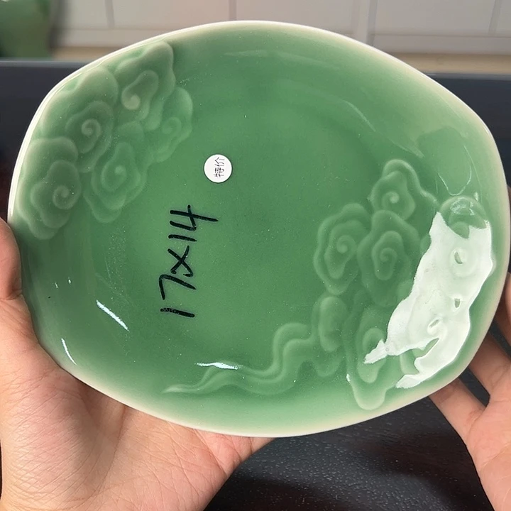 龙泉云间青瓷小米茶器