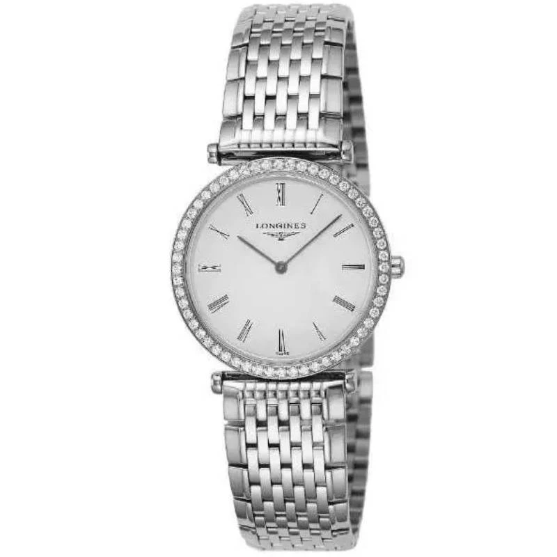 99新 Longines/浪琴 嘉岚513/石英/白盘罗马/表径29mm/女士腕表