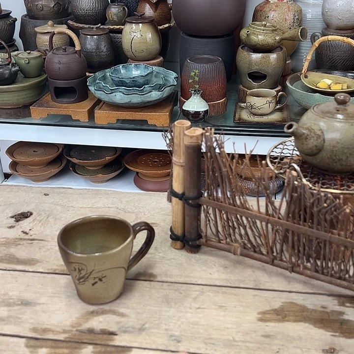 紫砂宜兴紫砂粗陶茶具47