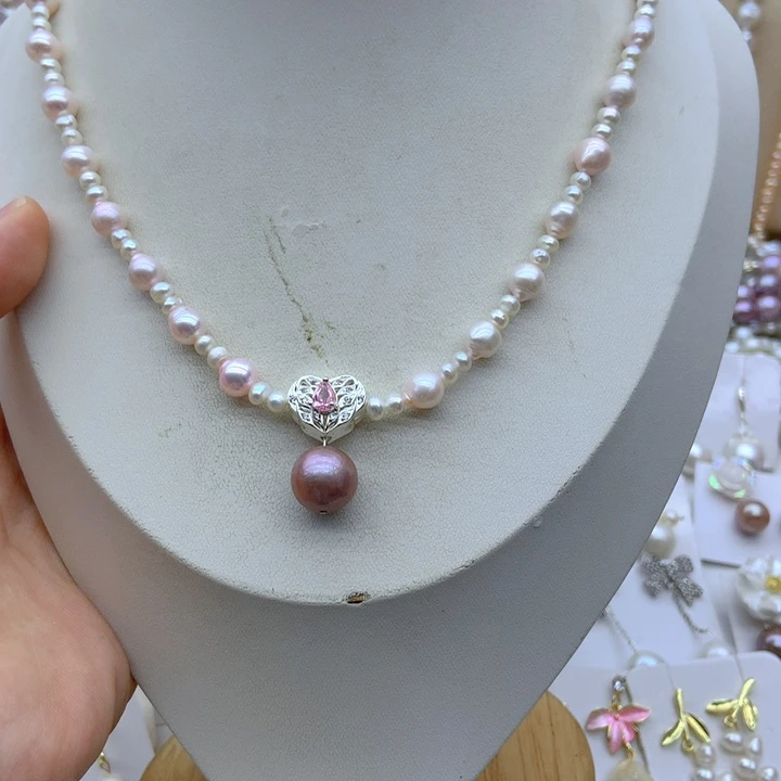 淡水珍珠未镶嵌颈饰