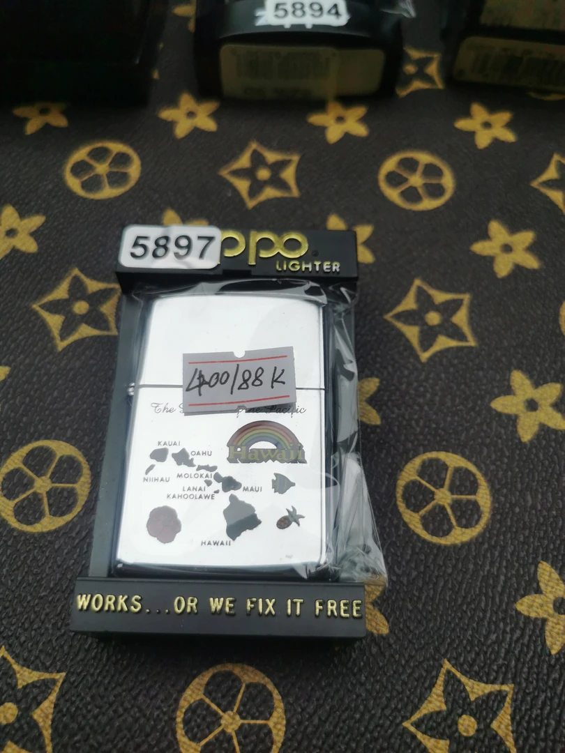 Zippo打火机回血88K镜面夏威夷-5897