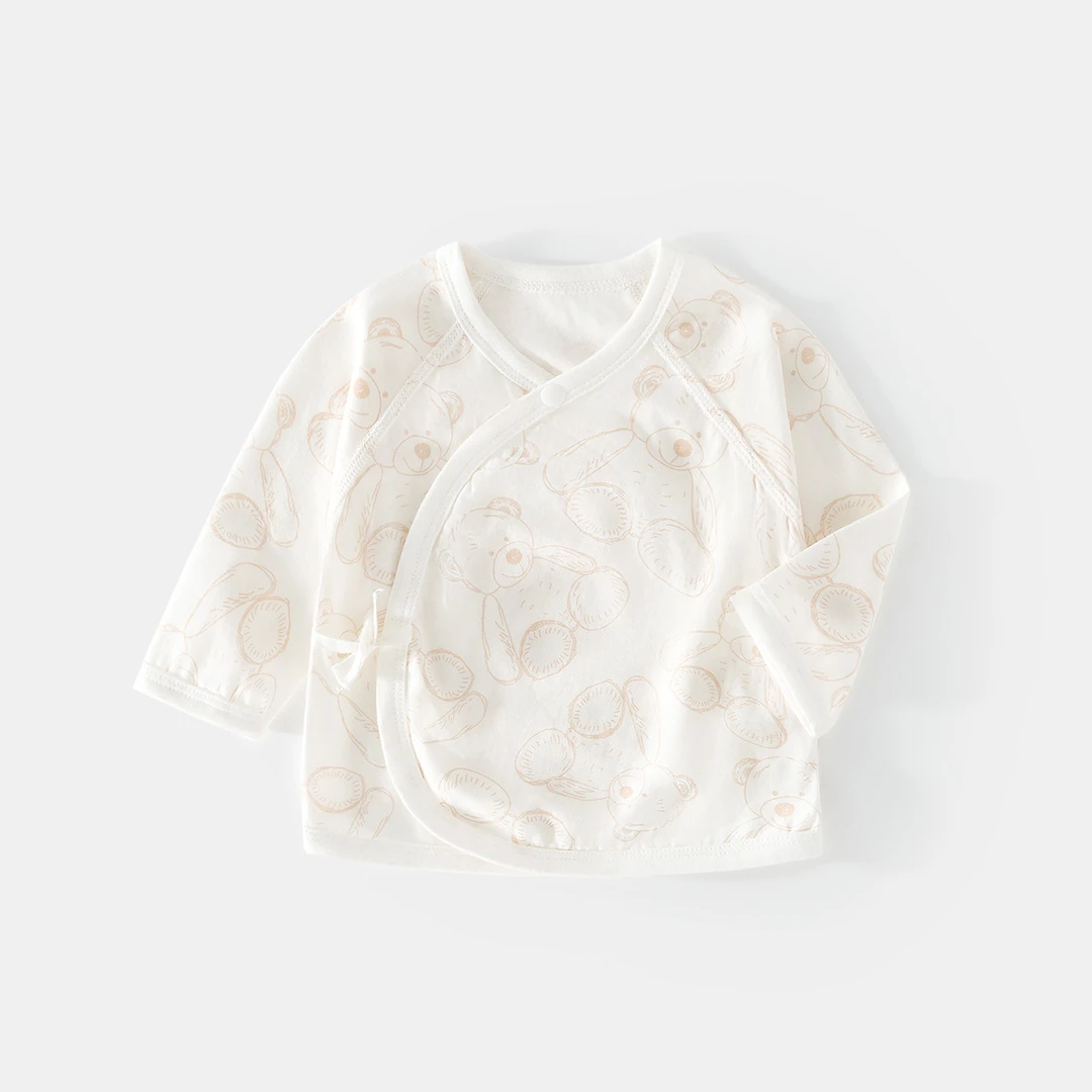 新生儿夏季冰氧棉衣服初生婴儿超薄夏款纯棉半背衣