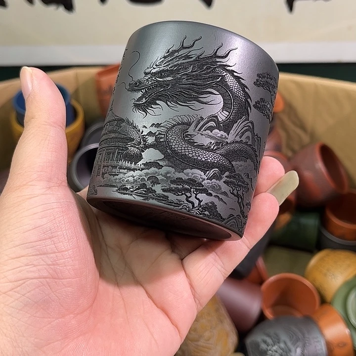 茶杯紫砂全手工紫砂主人杯