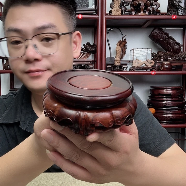 微凹黄檀工艺品底座